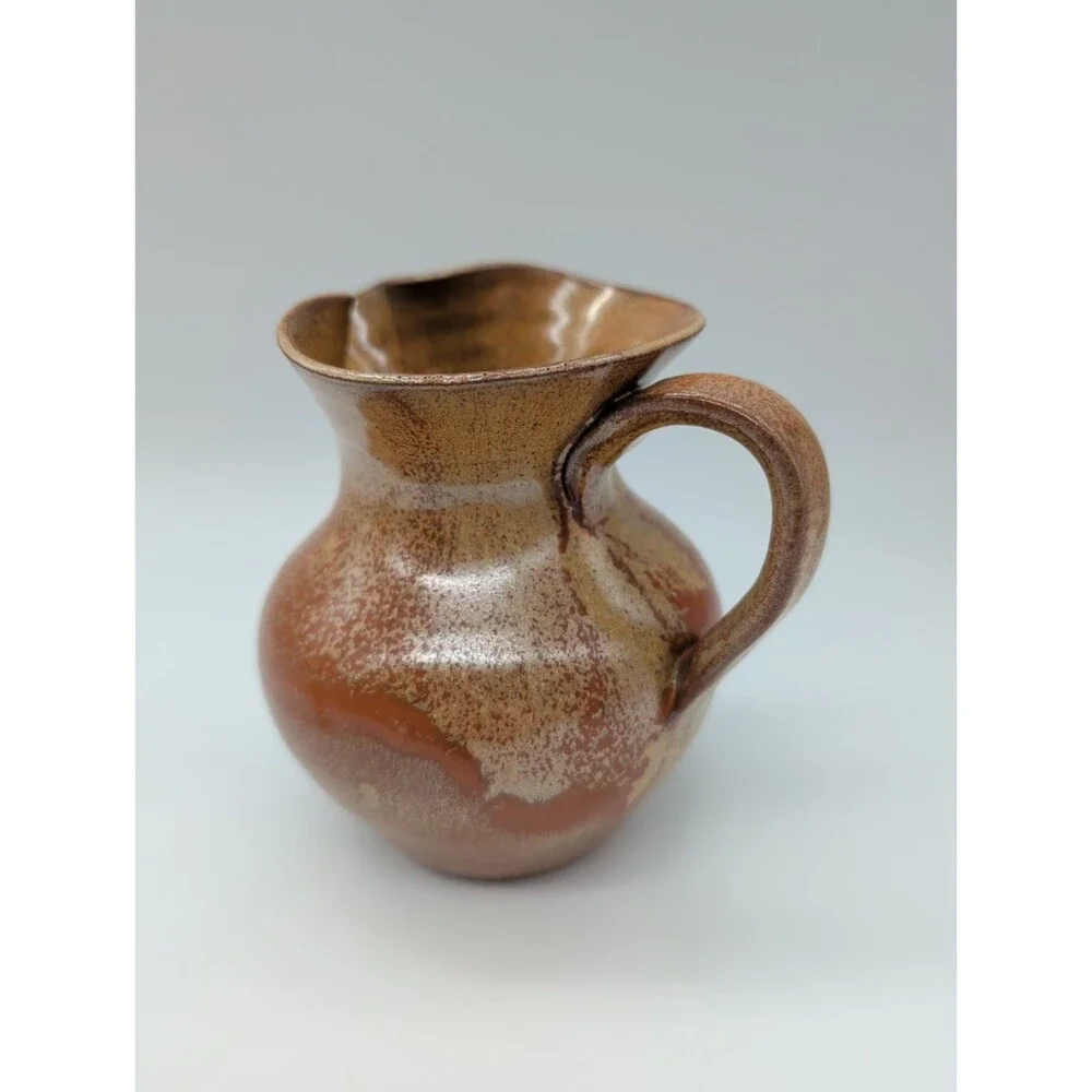 JB Cole Pottery Seagrove NC Nell Cole Graves Mini Pitcher Creamer